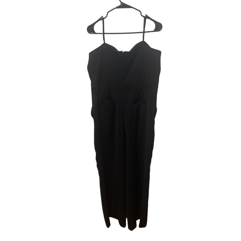 Banana Republic Black Wide Leg Jumpsuit Size 14 - Picture 3 of 5